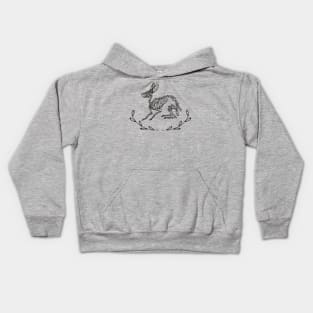 Bunny Skeleton Kids Hoodie